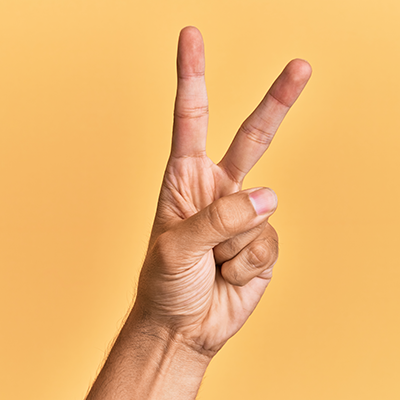 Is the "V for Victory" hand gesture considered offensive in some cultures?